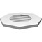 Ekena Millwork Octagonal Surface Mount PVC Gable Vent: Non-Functional, w/ 3-1/2"W x 1"P Standard Frame, 16"W x 16"H GVPOC16X1601SN - alternate 4